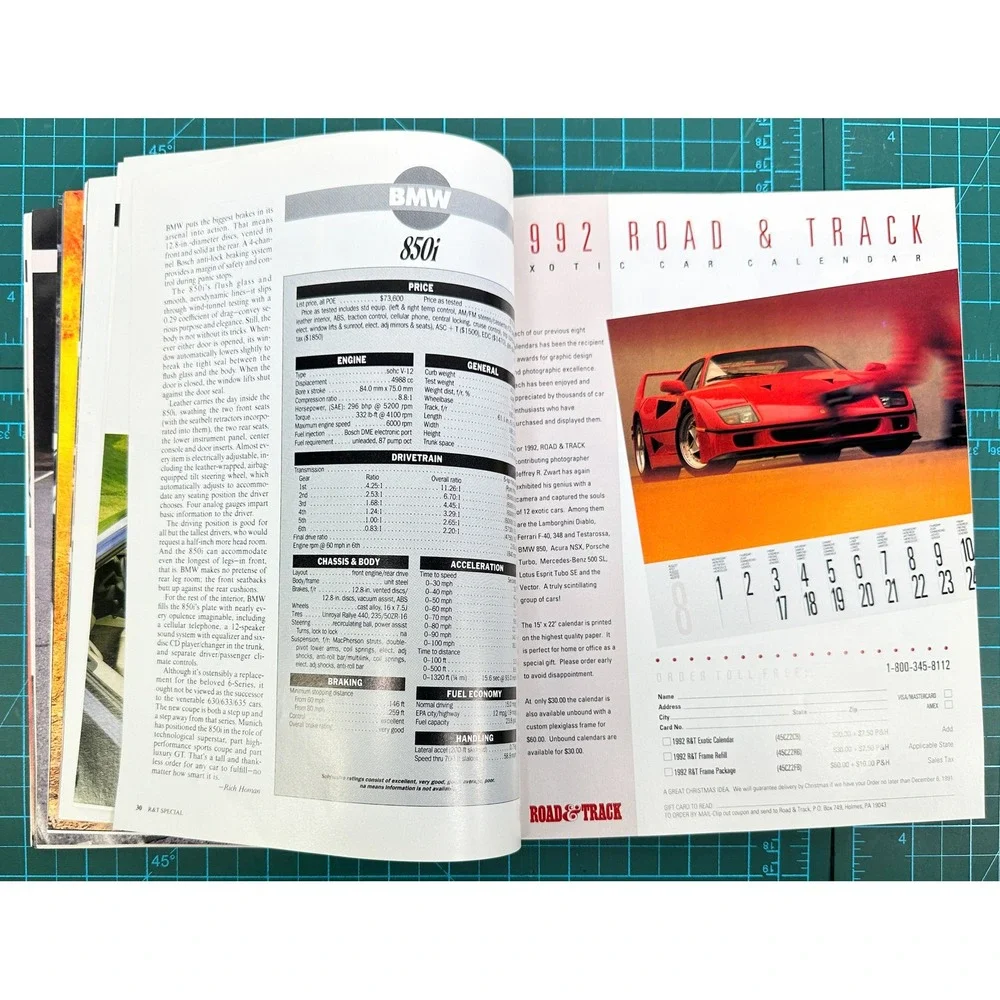 Road & Track Special Series 1994 Ford Mustang Guide Magazine 78 Color Pages